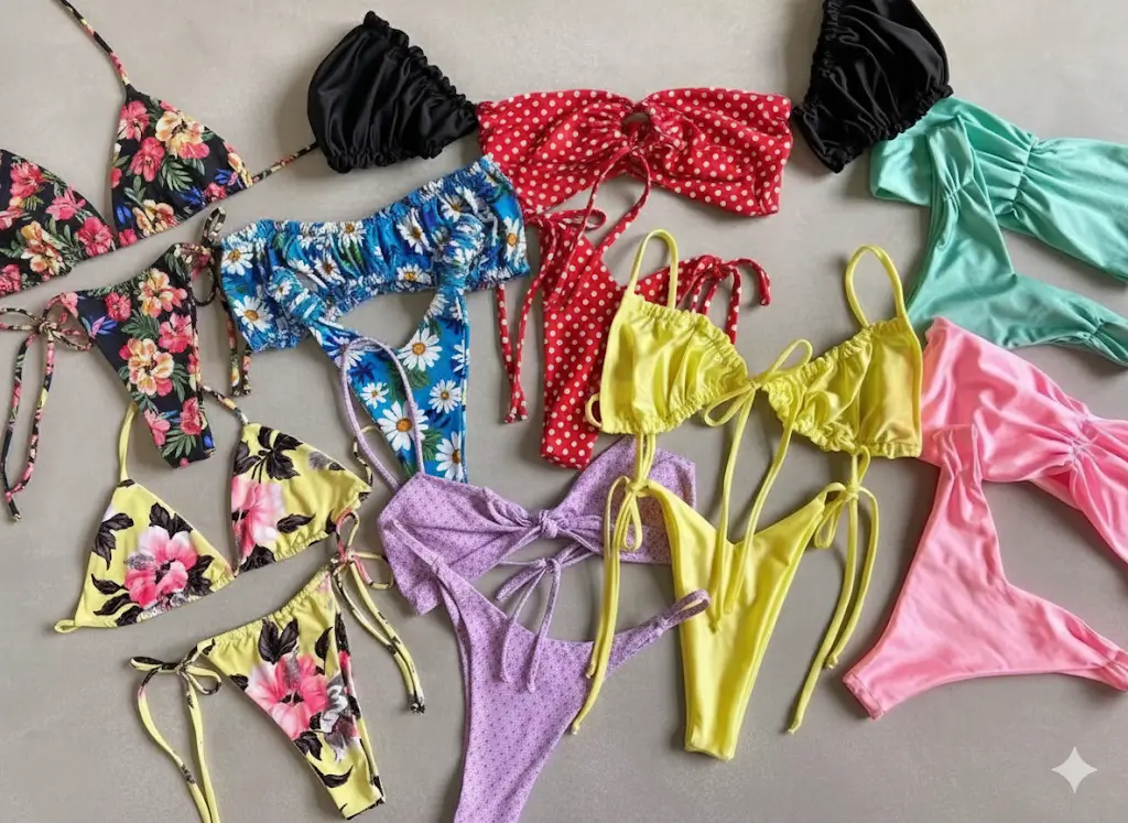 Tecidos Ideais para Sublimação em Biquínis e Moda Praia