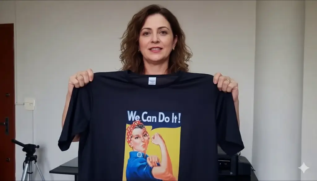 Sublimacao em Camiseta Escura