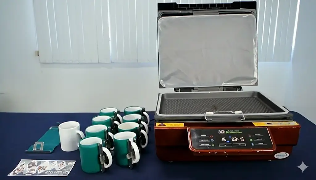 Como funciona o forno 3D para sublimacao