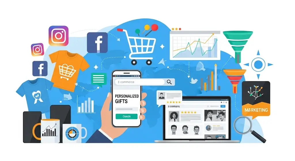 Estrategias de marketing digital para vender produtos personalizados