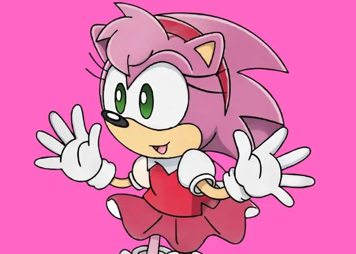 Desenho da Amy Rose para Colorir