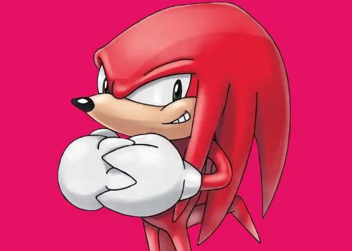 Desenho do Knuckles para Colorir