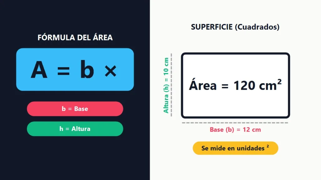 Cómo se Calcula el Área de un Rectángulo
